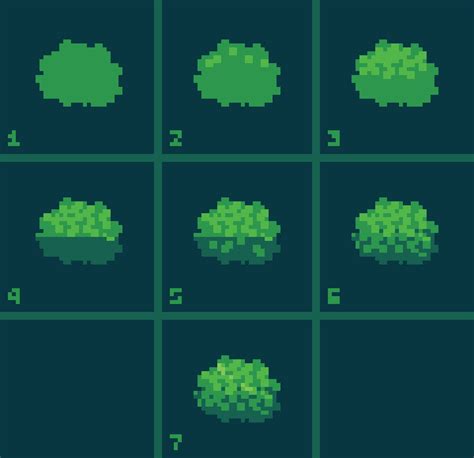 Simple Bush Tutorial Rpixelart