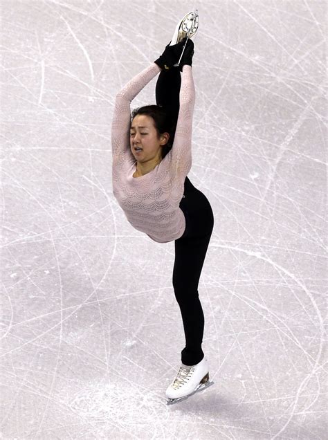 Mao Asada Of Japan During A Ladies Practice Session Prior To The