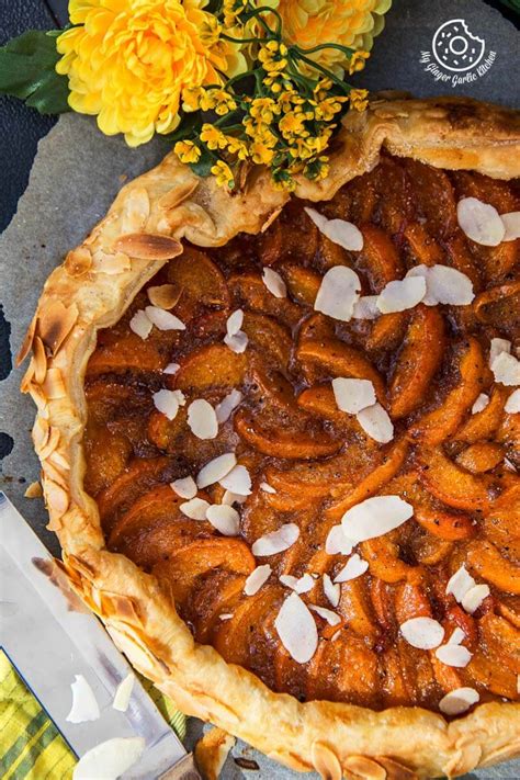 Puff Pastry Apricot And Almond Galette Recipe Video My Ginger