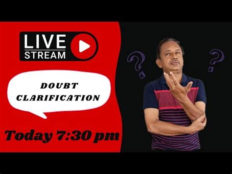 Doubt Clarification Live By Phone Calls Youtube