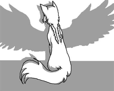 Editing Wingless Wolf Base Free Online Pixel Art Drawing Tool Pixilart
