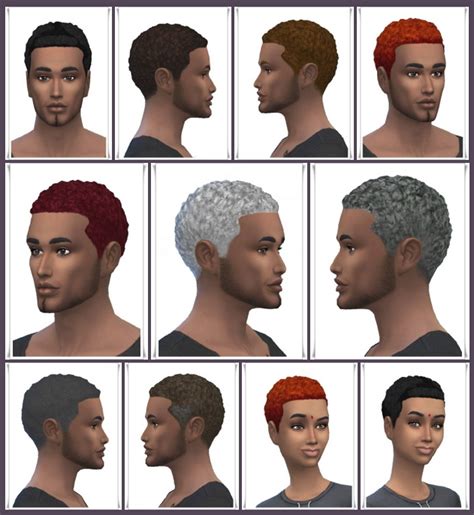 Sims 4 Short Afro