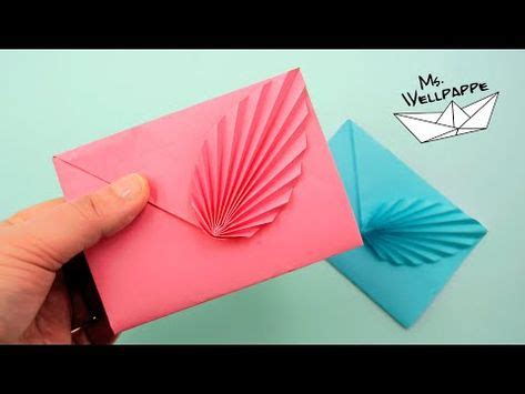 Mit einem schönen gedicht im brief ist es e. Origami Brief - Briefumschlag basteln als z.B ...