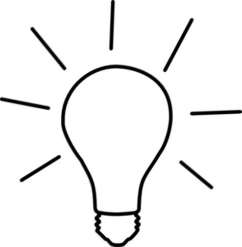 Download High Quality Light Bulb Clipart Outline Transparent Png Images