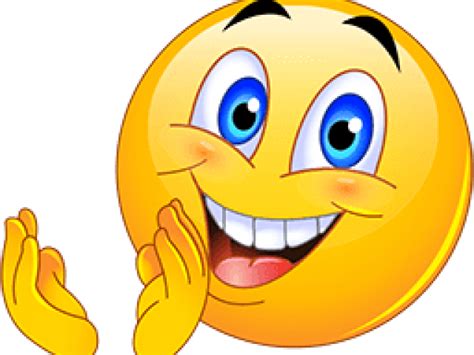 Download Hd Hand Emoji Clipart Fantastic Well Done Smiley Transparent