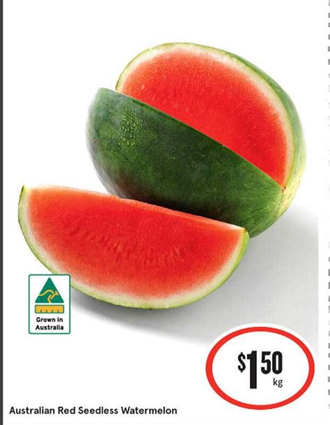 Australian Red Seedless Watermelon Offer At Iga