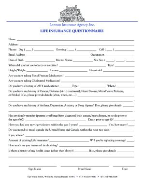 Fillable Online New York Life Form Fill Out And Sign Printable