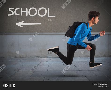 Run Away School Image And Photo Free Trial Bigstock