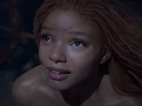 the little mermaid halle bailey praised for ‘angelic singing in first teaser for disney s live