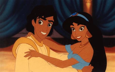 Disney Aladdin Jasmine And Carpet Magic Wallpaper