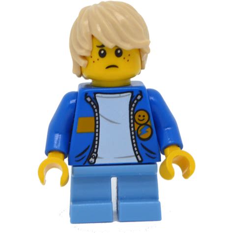 Lego Boy Rider With Tousled Tan Hair Minifigure Brick Owl Lego