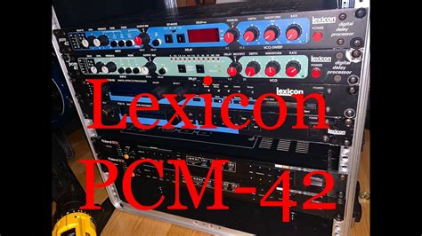 Lexicon PCM 42 Digital Delay Lead Guitar Magic YouTube