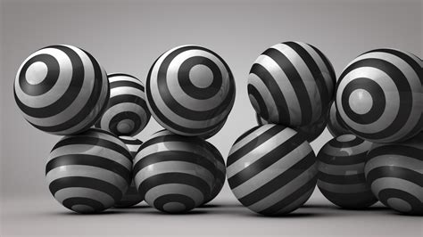 3d Ball Black Cgi Digital Art Sphere Hd Abstract Wallpapers Hd