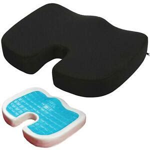 Product titledeluxe seat solution orthopedic seat cushion. Orthopedic Gel Seat Cushion Office Car Chair Seat Back ...