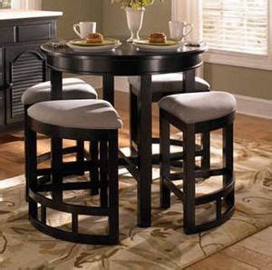 These are sold as a set of 3 to create elegant and geometric shapes, but one can purchase. Dining Table With Nesting Stools - Dining room ideas