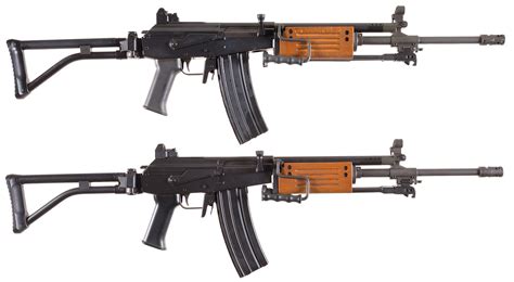 Two Semi Automatic Rifles A Imiaction Arms Galil Rifle Wit