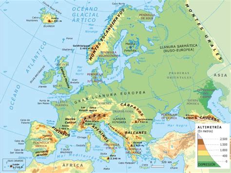 Mapa Fisico De Europa Para Imprimir Mapa De Rios