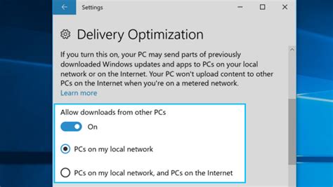 Windows Update Delivery Optimization Faq