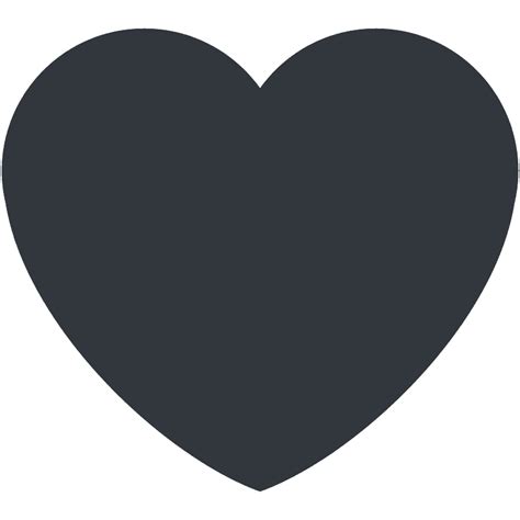 Black Heart Emoji Clipart Free Download Transparent Png Creazilla