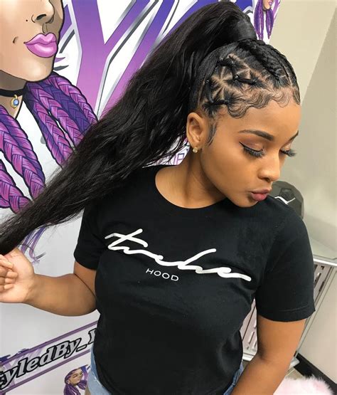You can choose black or. Pin by Alliyah Clay on Hair | Weave ponytail hairstyles ...