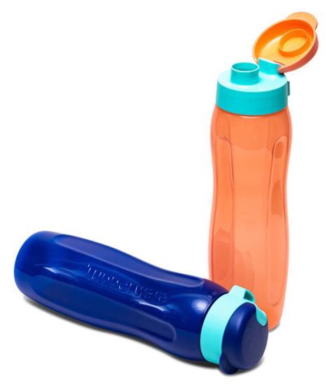 Tupperware Assorted 750 Ml Plastic Water Bottle Set Of 2 Buy Online At