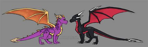 Spyro And Cynder Sketch By Dragonoficeandfire On Deviantart Spyro And