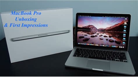 Macbook Pro Retina Unboxing First Impressions Youtube