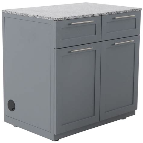 Outsider Barbecues Modular Outdoor Kitchen Castle Lake Storage Cabinet