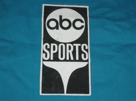 Vintage 1970s Abc Sports Tv Backdrop Banner Sign Pen Lot Wide World Of