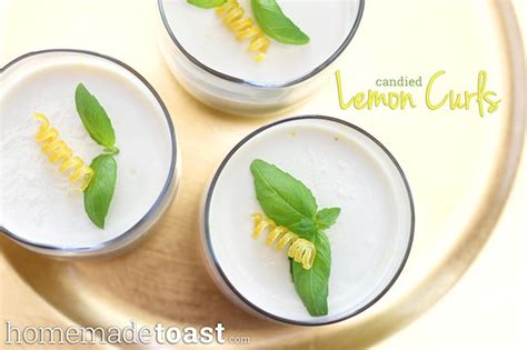 How To Make Candied Lemon Curls A Perfect Garnish For Your Sweet Lemon