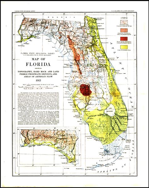 Geologic Map Of Florida Map Of Rose Bowl