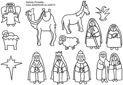 Free Printable Nativity Story Coloring Pages Free Printable A To Z