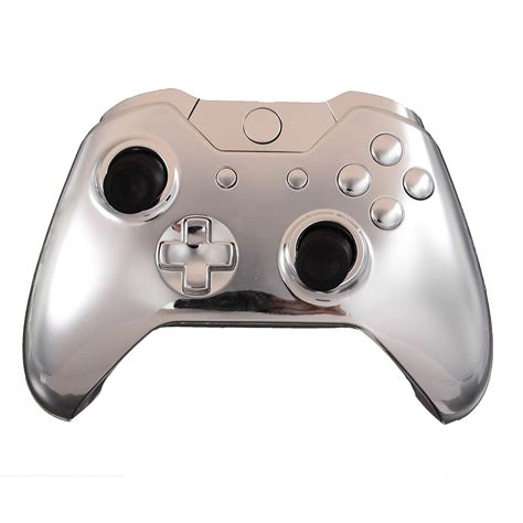 Custom Chrome Silver Controller Full Shell Mod Kit And Parts For Xbox One