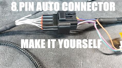 How To Make An Automotive 8 Pin Connector You Can Make It Yourself