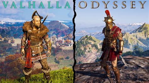 Assassin S Creed Valhalla Vs Odyssey Comparison Direct Comparison