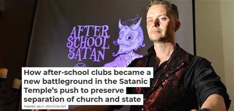 How After School Clubs Became A New Battleground In The Satanic Temple
