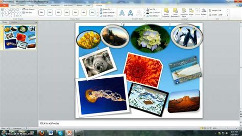 How to free make a photo collage? How to create a collage using powerpoint - YouTube