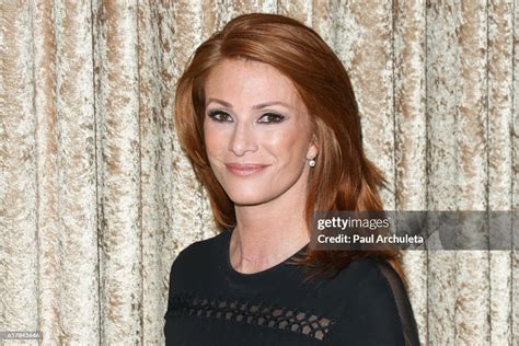Fashion Model Actress Angie Everhart Attends The 8th Annual News