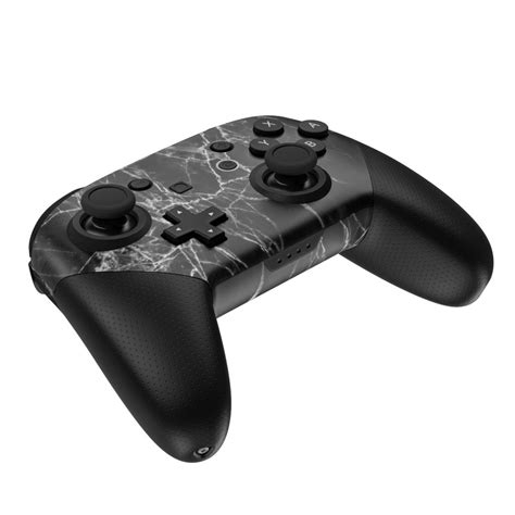 Nintendo Switch Pro Controller Skin Black Marble By Marble Collection