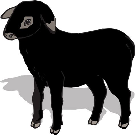 White And Black Clip Art Sheep Clip Art Library