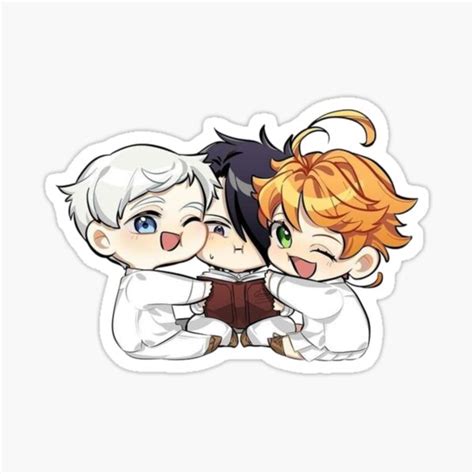 The Promised Neverland Sticker For Sale By Nicolasvoney Redbubble