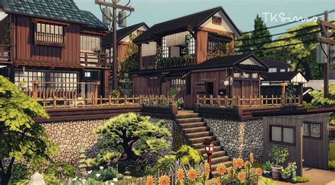 Tksims🌿 On Twitter New Video 🌻🍃 Japanese House Neighborhood •30×20