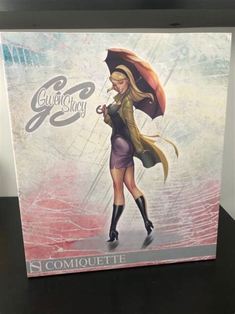 Marvel Gwen Stacy Polystone Statue Sideshow Collectibles J Scott