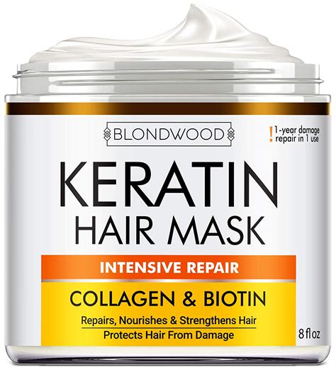 Keratin Hair Mask Made In Usa Best Natural Biotin Keratin Collagen