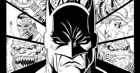 Batman And Villains Ink By ~swave18 On Deviantart Batman Pinterest