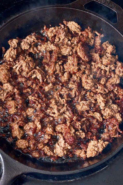 How To Cook And Brown Ground Beef Recipe Cooking Ground