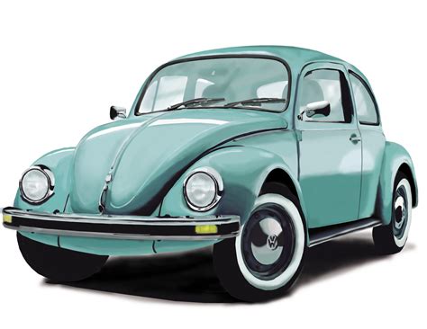Beetle car drawing (page 1). Check out this @Behance project: "VW beetle" https://www ...