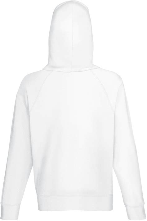 Lightweight Hooded Sweat Jacket White Zum Besticken Und Bedrucken