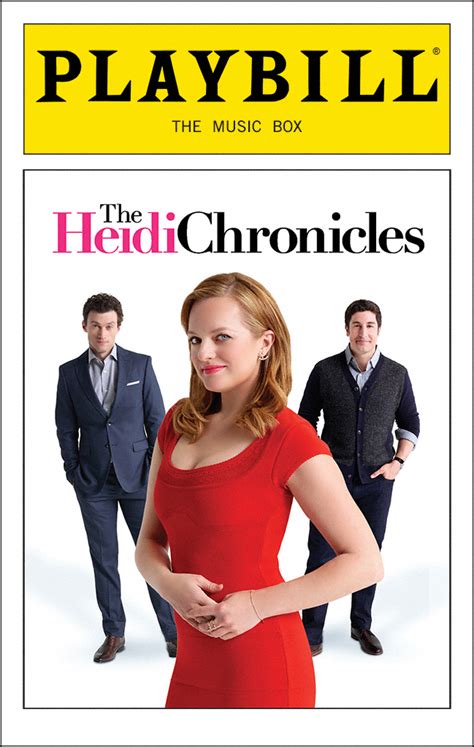 The Heidi Chronicles Broadway Music Box Theatre 2015 Playbill