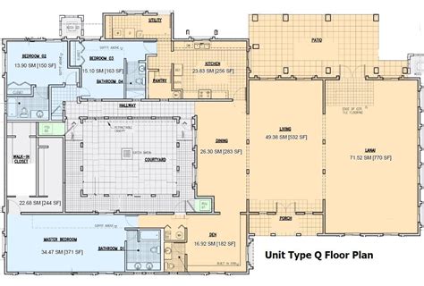 The italian air force needed a safe, lightweight, stable and durable solution for a temporary mess hall and other tent structures at their base in northern italy. Naval Base Guam: Floor Plan- Flag Circle home "Q" | Floor ...
